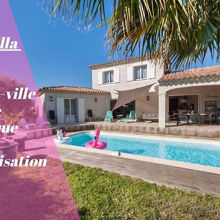 Villa Deidiere 6Pers/Piscine/Petanque/Clim Saint-Cyr-sur-Mer Exterior foto