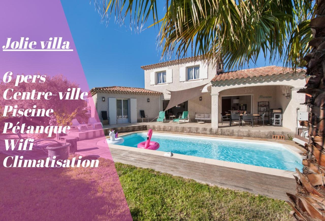 Villa Deidiere 6Pers/Piscine/Petanque/Clim Saint-Cyr-sur-Mer Exterior foto